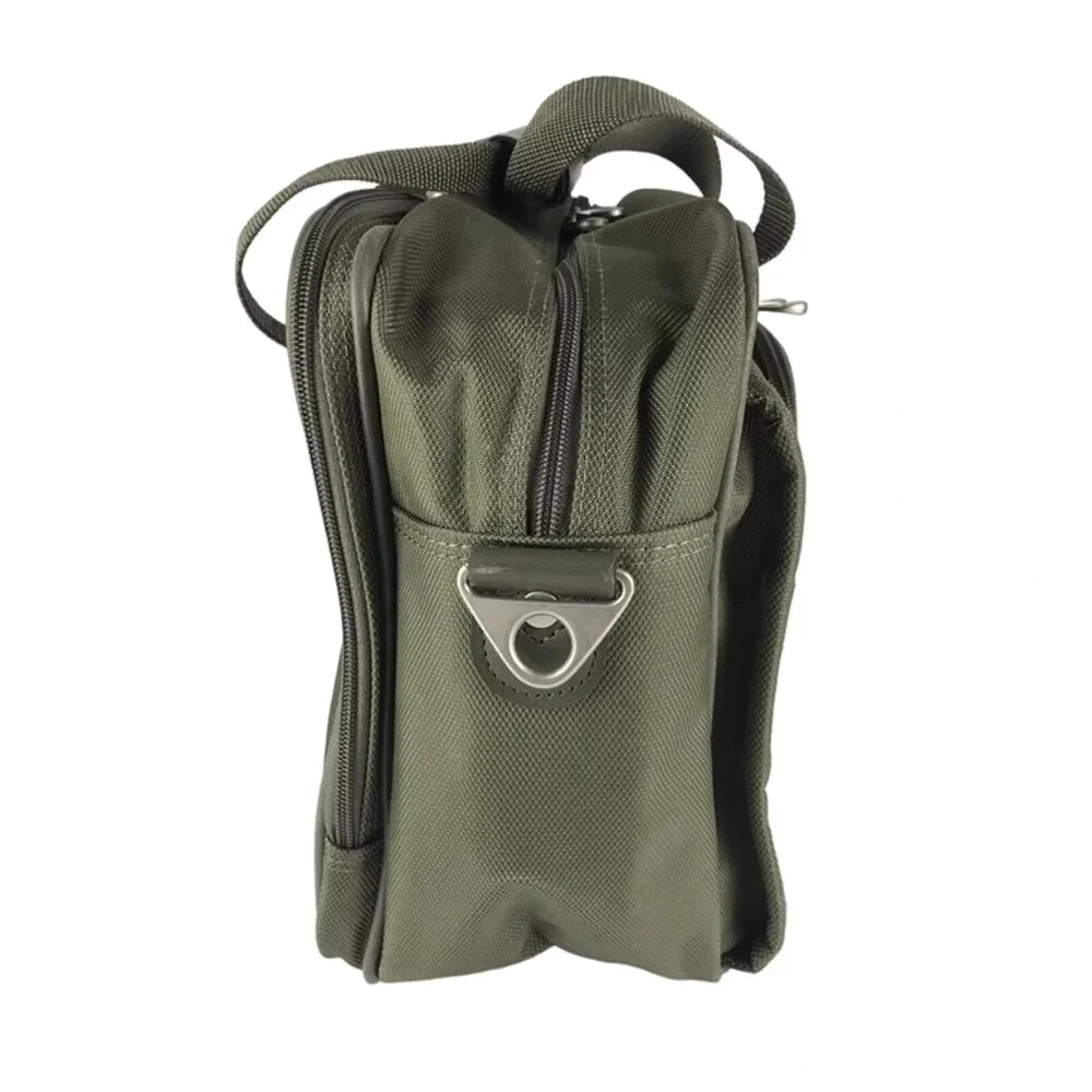 Delsey‎ Unisex Adults Green Outer Zip Pocket Double Top Handle Luggage Bag